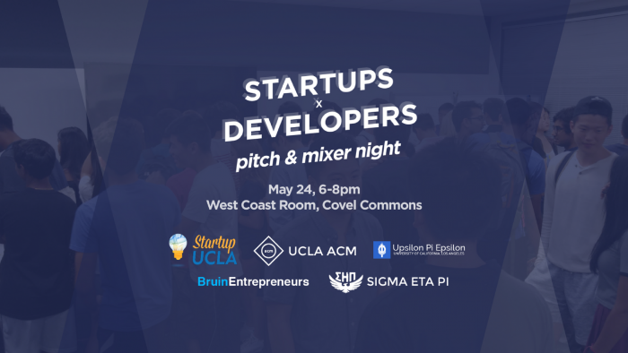 Startups x Developers: Pitch & Mixer Night